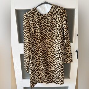 H&M Animal Print Dress with Black and Brown Tones